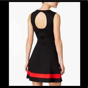 B Darlin Fit & Flare Mini Dress